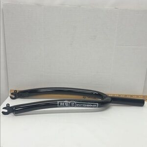 Black “Saddle Up II” Bicycle Fork – 1” Threadless Steerer – New